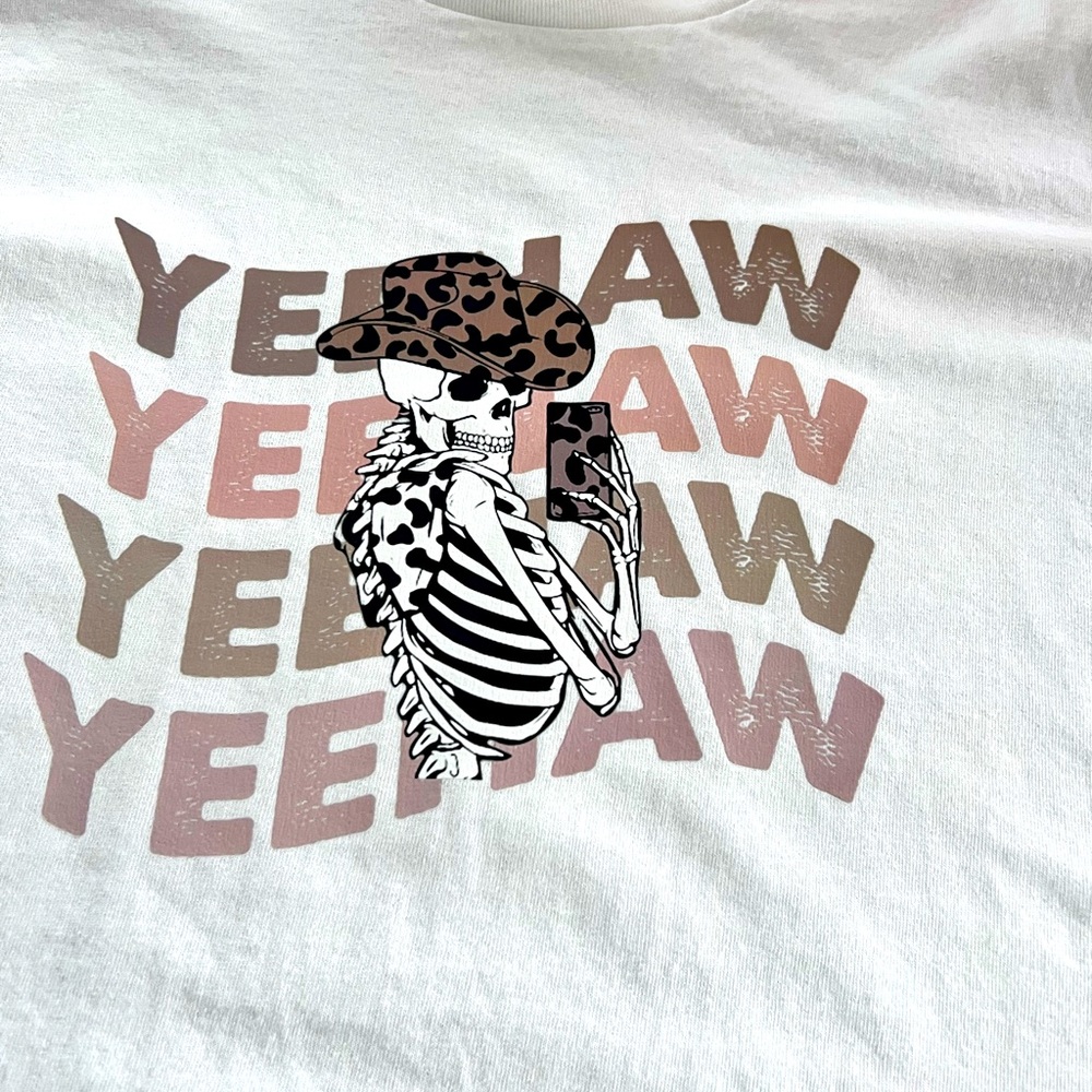 Yee Haw Skeleton T Shirt